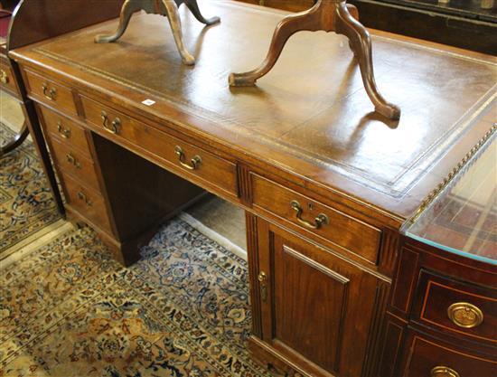 Victorian mahogany partners desk